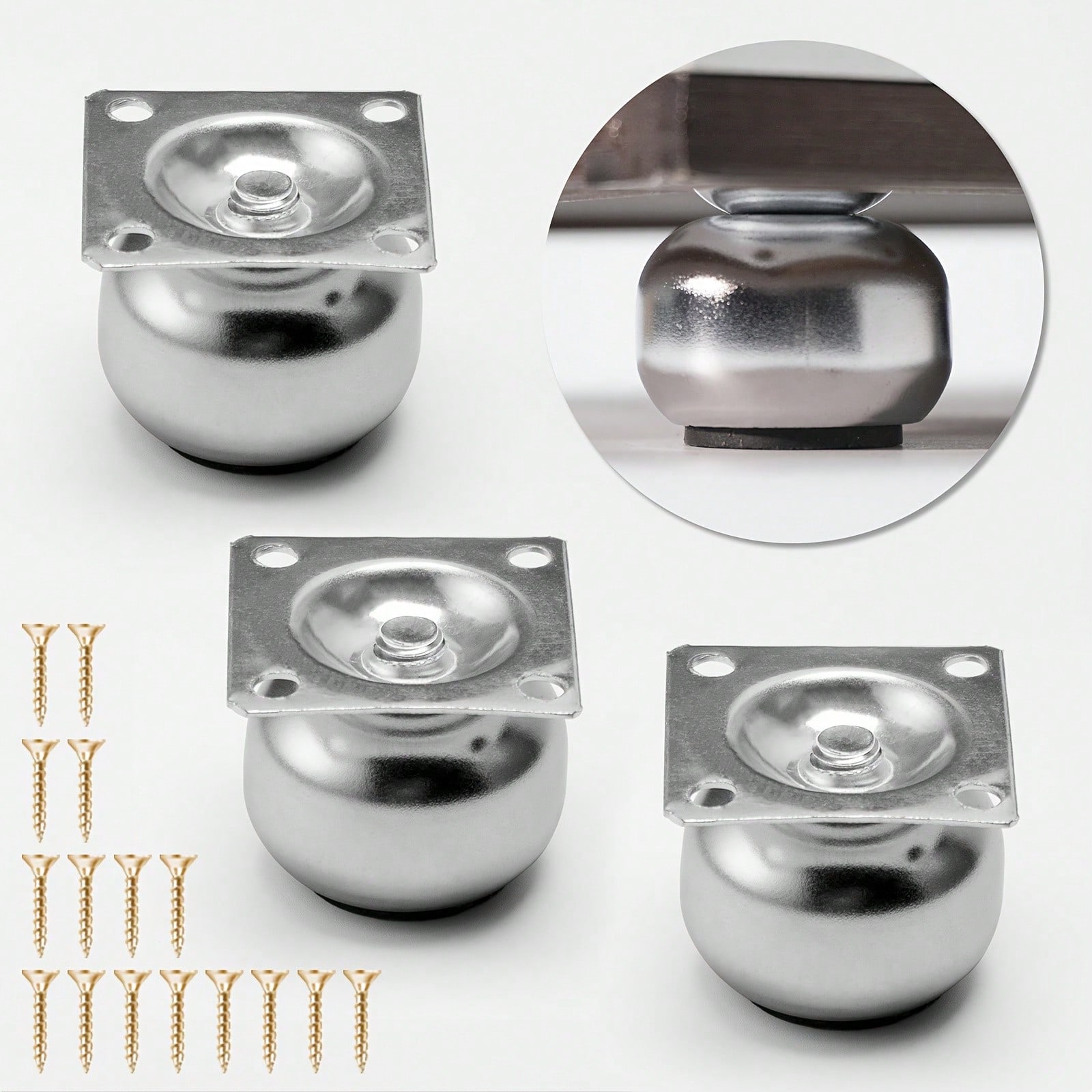 Cabinet Hinge Overlay - [4 pièces de pieds de meubles