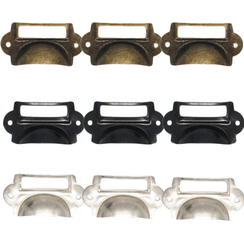 Furniture Hardware Names - Poignées de porte-cartes antiques, 20 pièces,