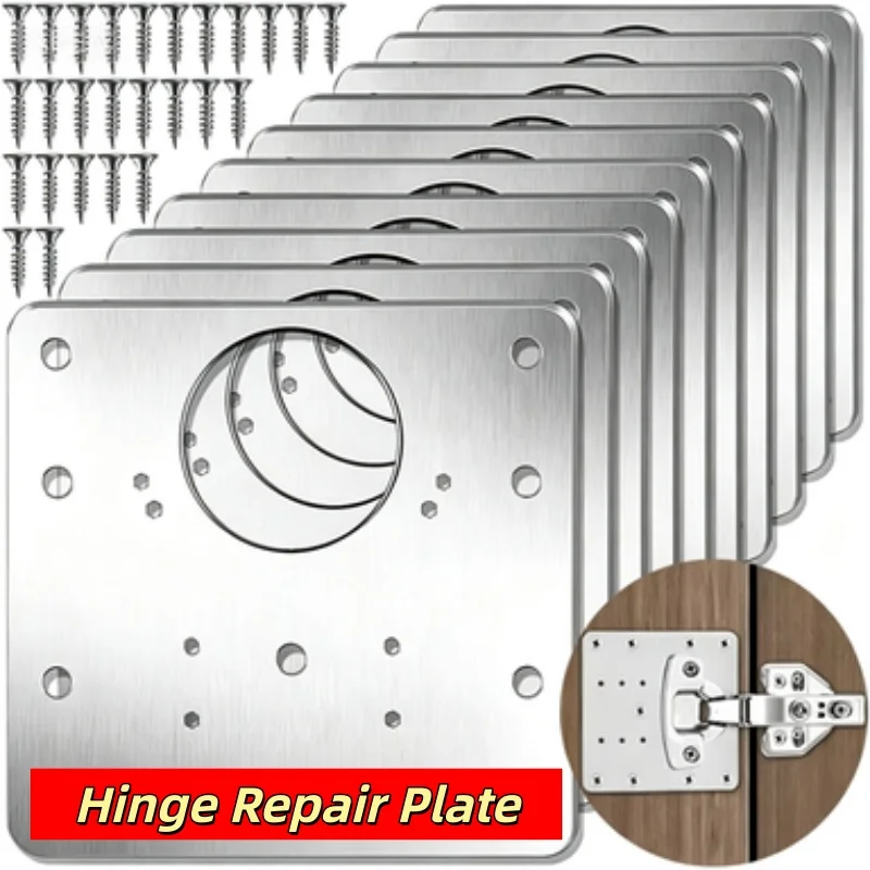 Cabinet Hinge Overlay - Plaque de réparation pour charnières, plaque