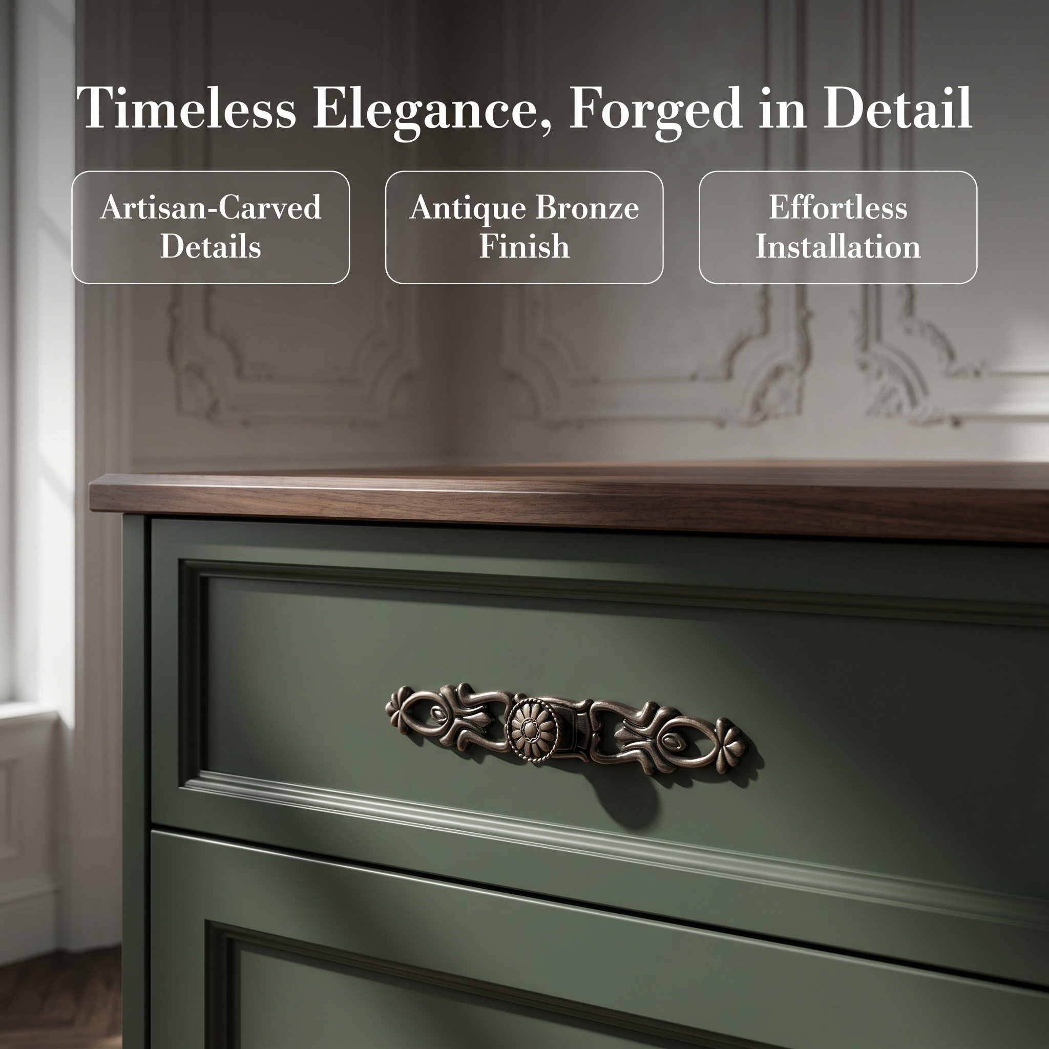 2 pièces de poignées de tiroir - Furniture Hardware Drop Pulls avis et prix