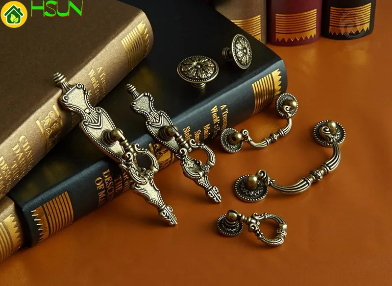 2 pièces 6style campagne commo - Furniture Hardware Drop Pulls avis et prix